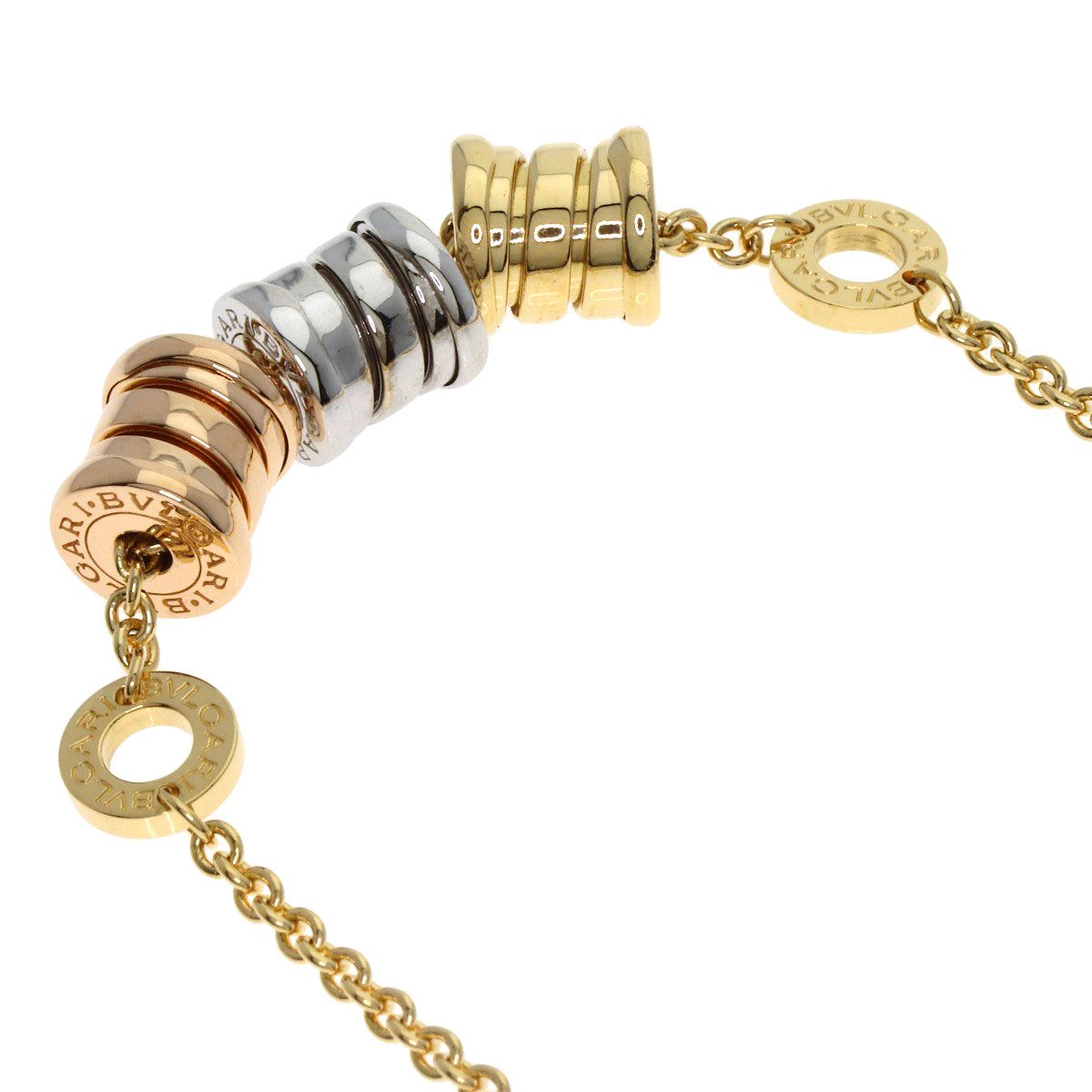 BVLGARI ブルガリ B-zero1 ビーゼロワン スリー エレメント ブレスレット K18YG K18PG K18WG レディース FORTGASGNV_COM_BR