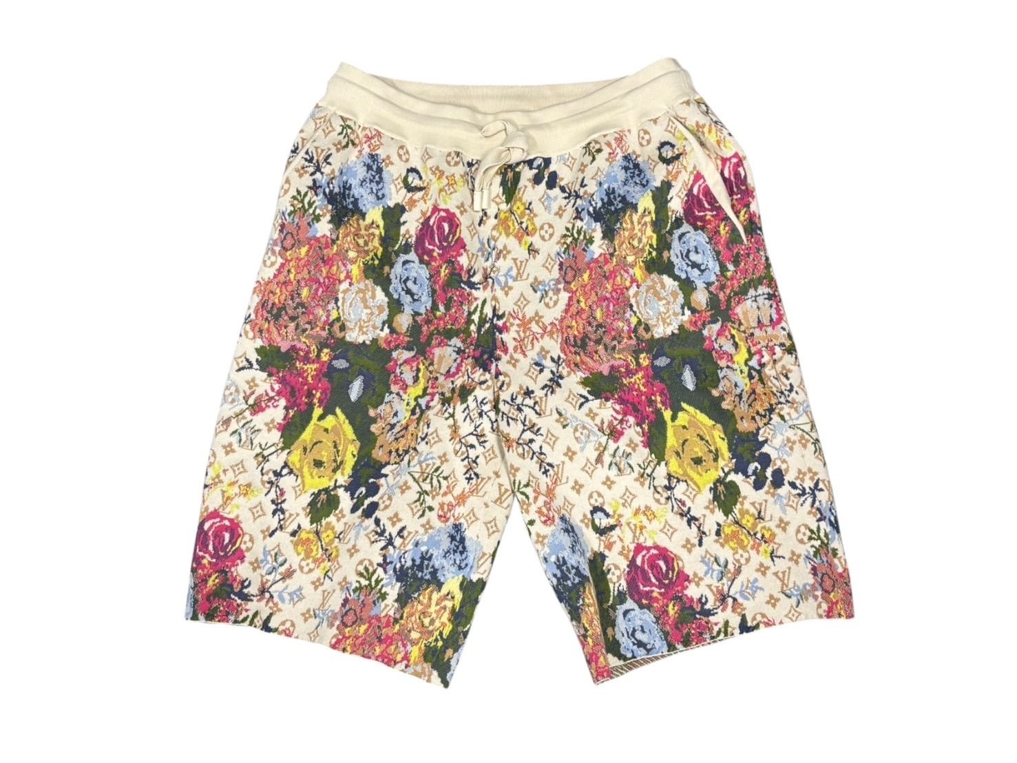 LOUIS VUITTON ルイヴィトン モノグラム ショーツ ショートパンツ HNN94WZLW サイズXL ボタニカル柄 マルチ 4b008202