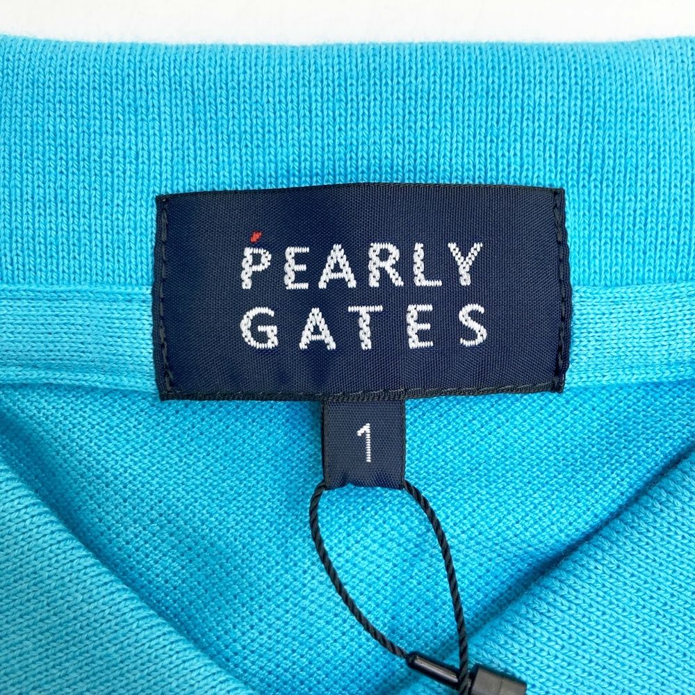 サイズ 1 PEARLY GATES パーリーゲイツ 055-1160102 半袖ポロシャツ ブルー系 240101475364 ゴルフウェア レディース ストスト LLC-HASEGAWATOSO_COM