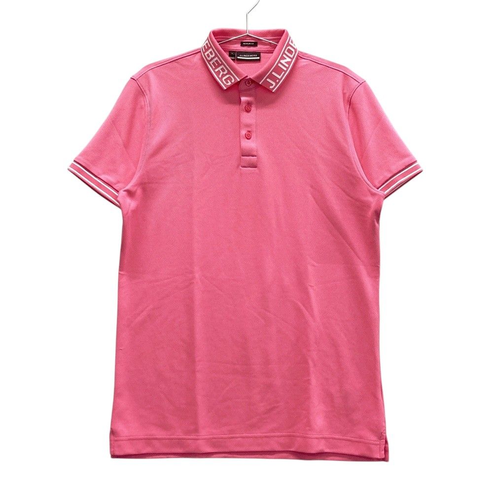 サイズ S J.LINDEBERG ジェイリンドバーグ 071-26350 半袖ポロシャツ ピンク系 240101535682 ゴルフウェア メンズ ストスト