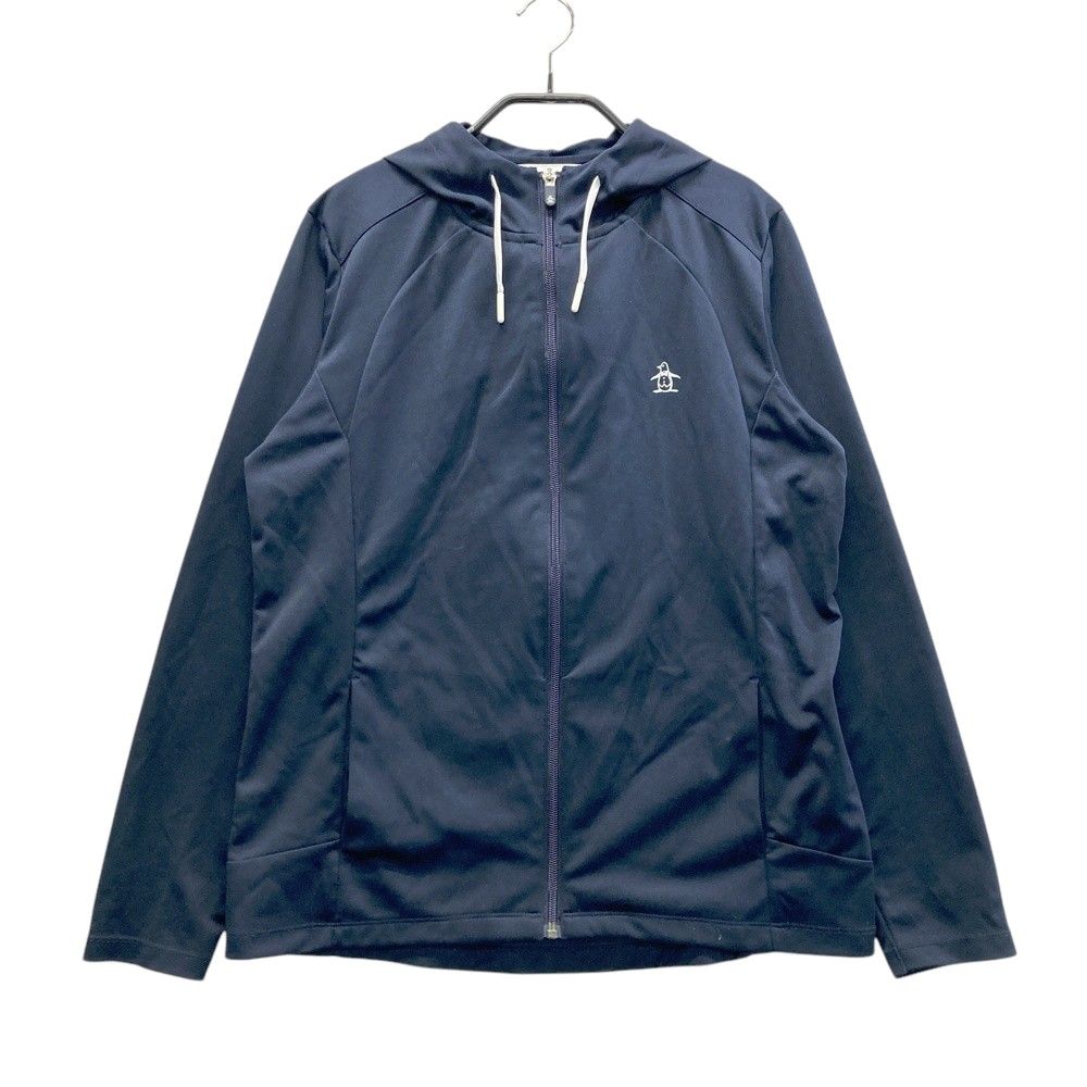 サイズ L MUNSING WEAR マンシングウェア MGWTJL05 フード付 ジップジャケット ネイビー系 240101541009 ゴルフウェア レディース ストスト
