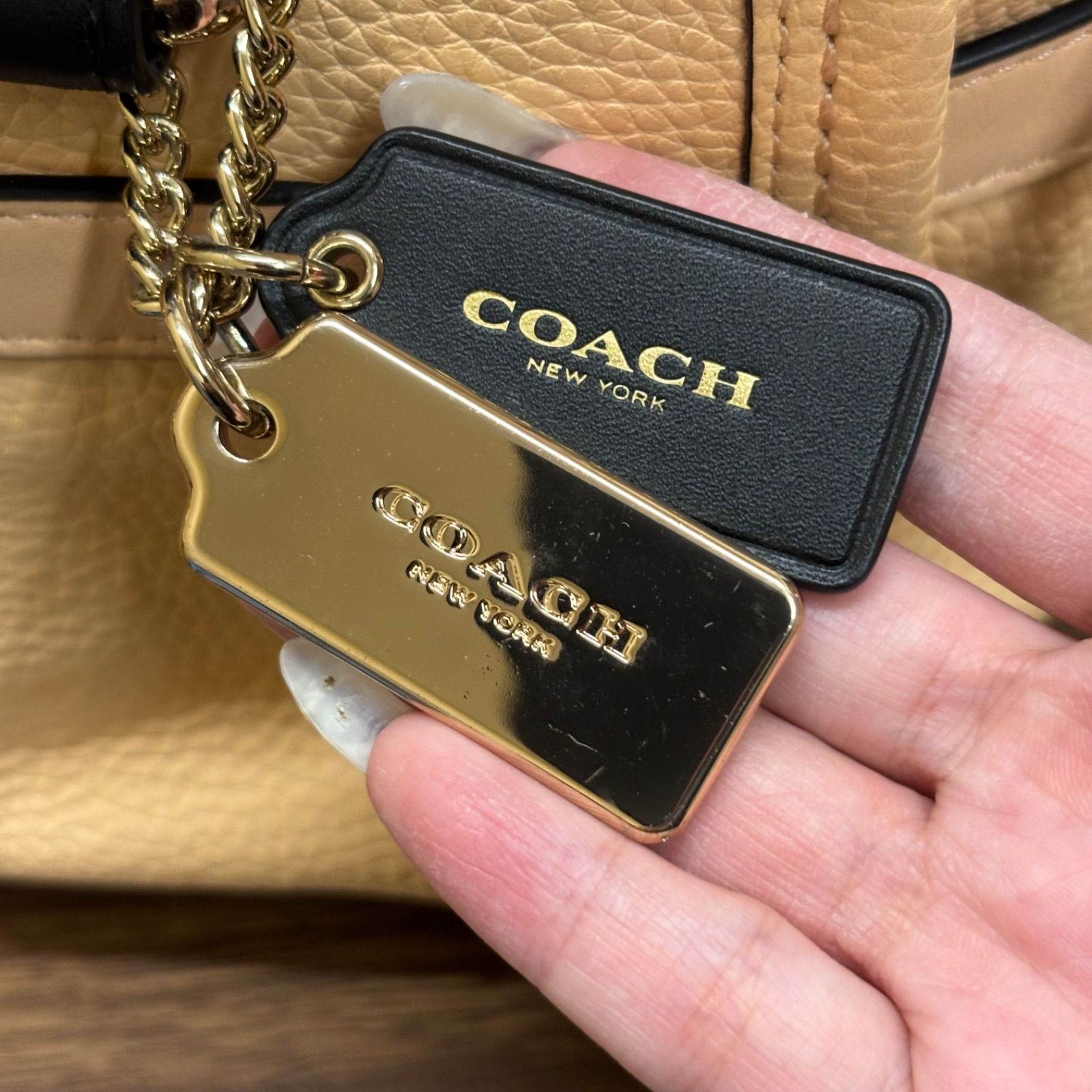◎ COACH コーチ ローグ 2way ハンドバッグ ショルダーバッグ レザー 