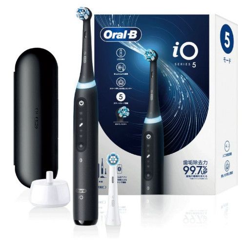 ブラウン オーラルB iO5 マットブラック 電動歯ブラシ iOG52J62KBK