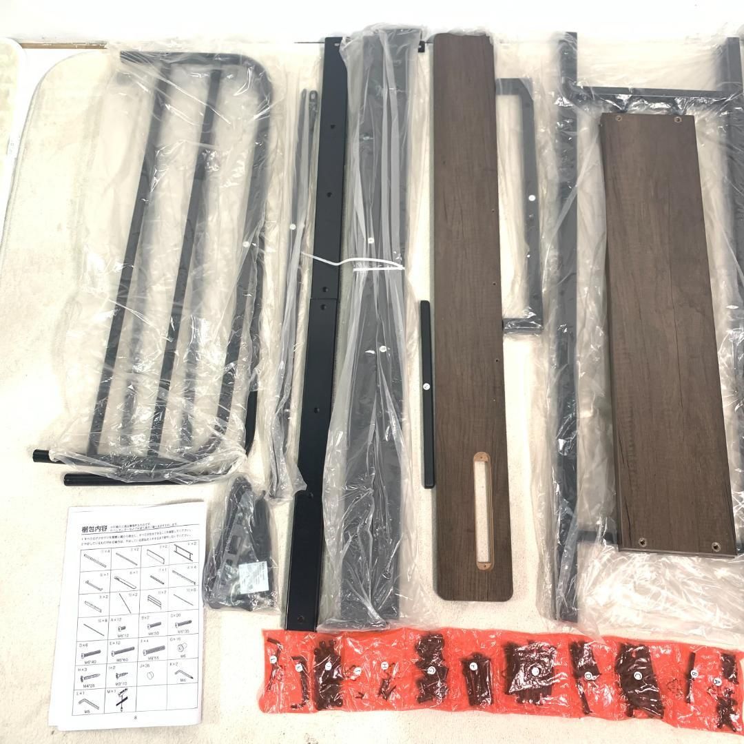 訳あり新品 ベッド シングル パイプベッド ローベッド 1187-160 - メルカリ 