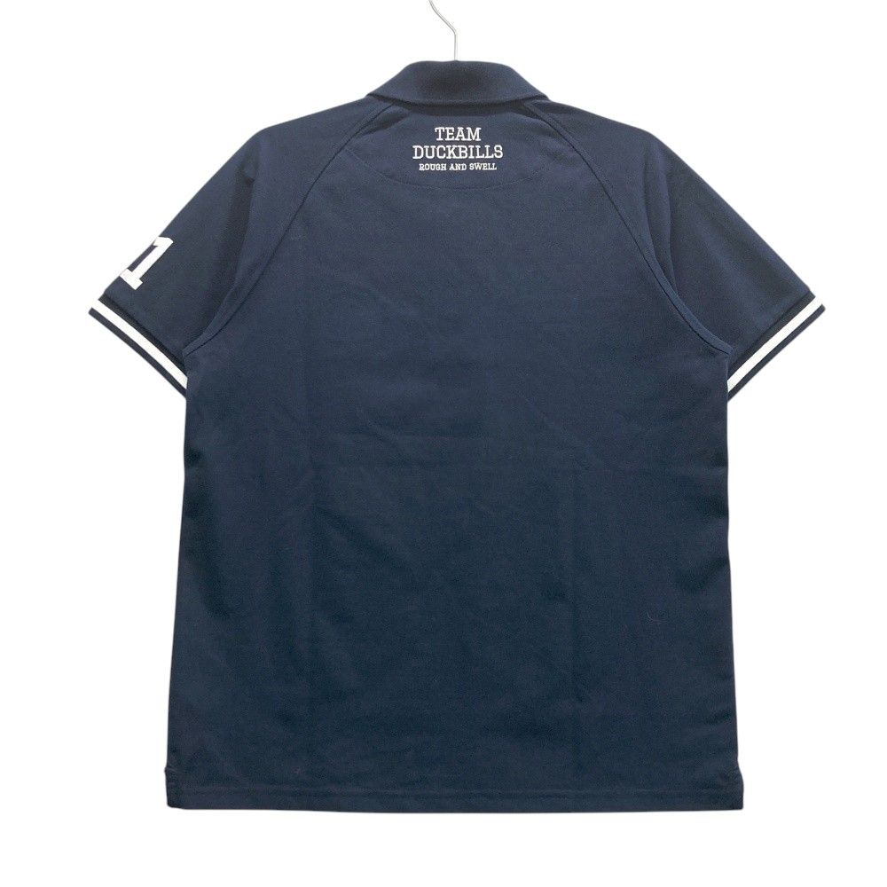 サイズ M ROUGH-SWELL ラフアンドスウェル モデル 半袖ポロシャツ ネイビー系 240101541944 ゴルフウェア メンズ ストスト