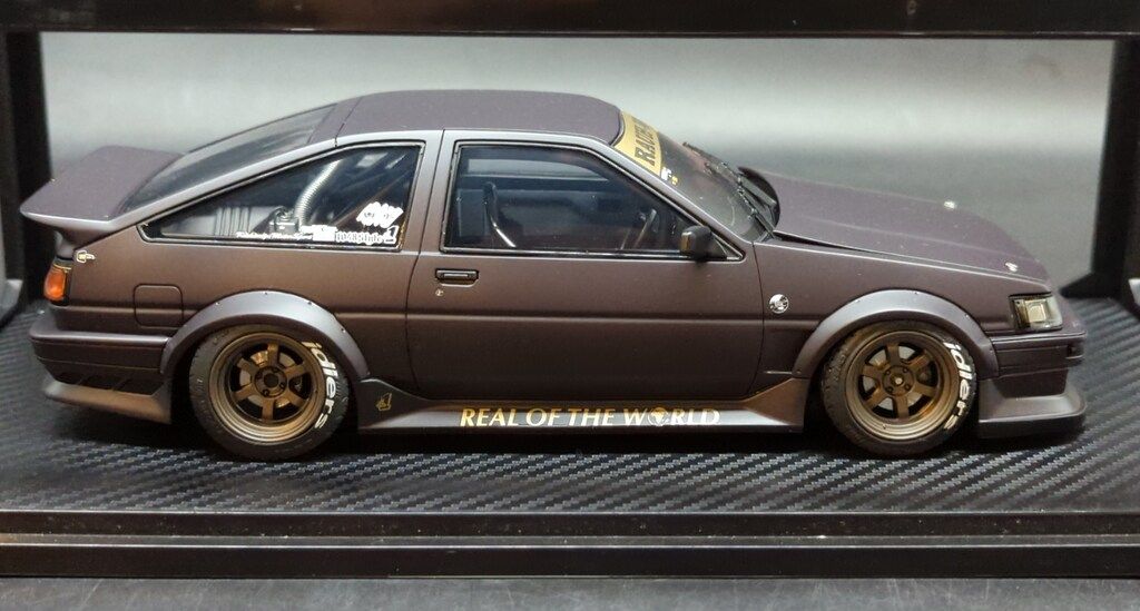 ignition model 1/18 RWB AE86 Matte Black - メルカリ