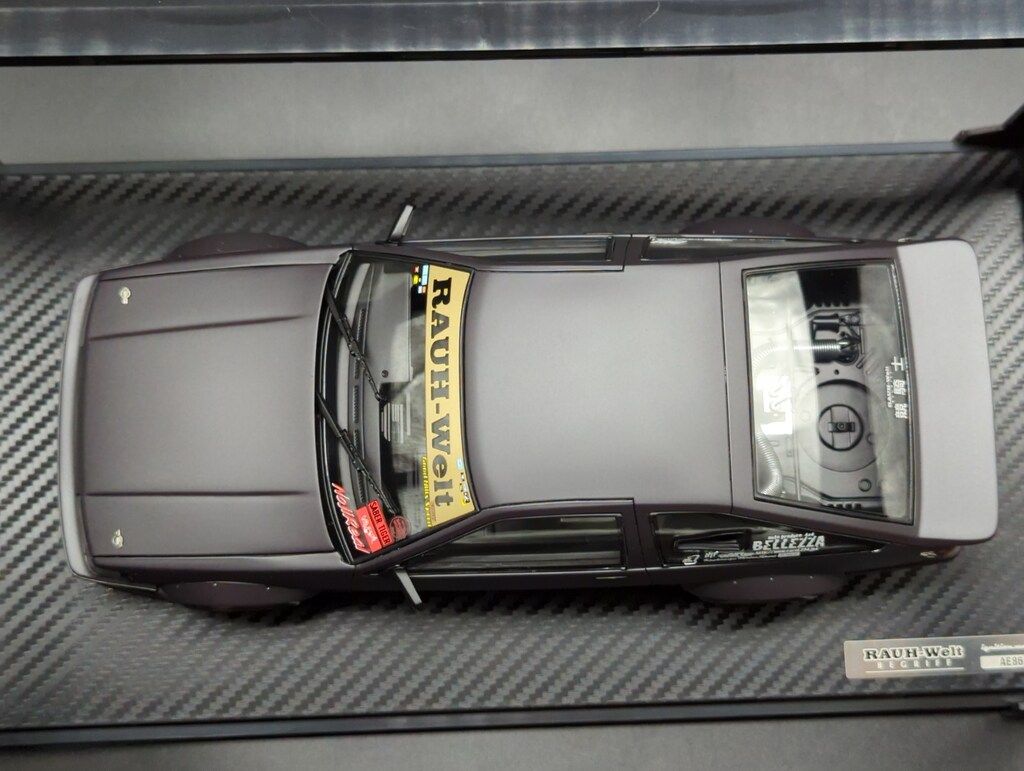 ignition model 1/18 RWB AE86 Matte Black - メルカリ