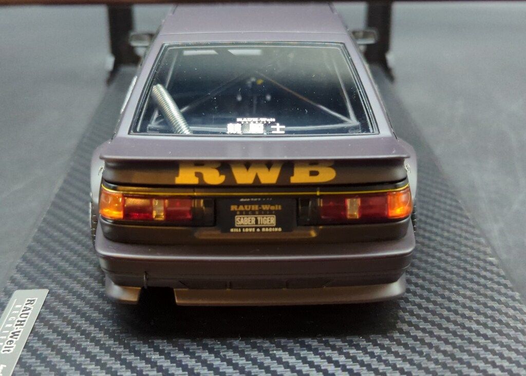 ignition model 1/18 RWB AE86 Matte Black - メルカリ