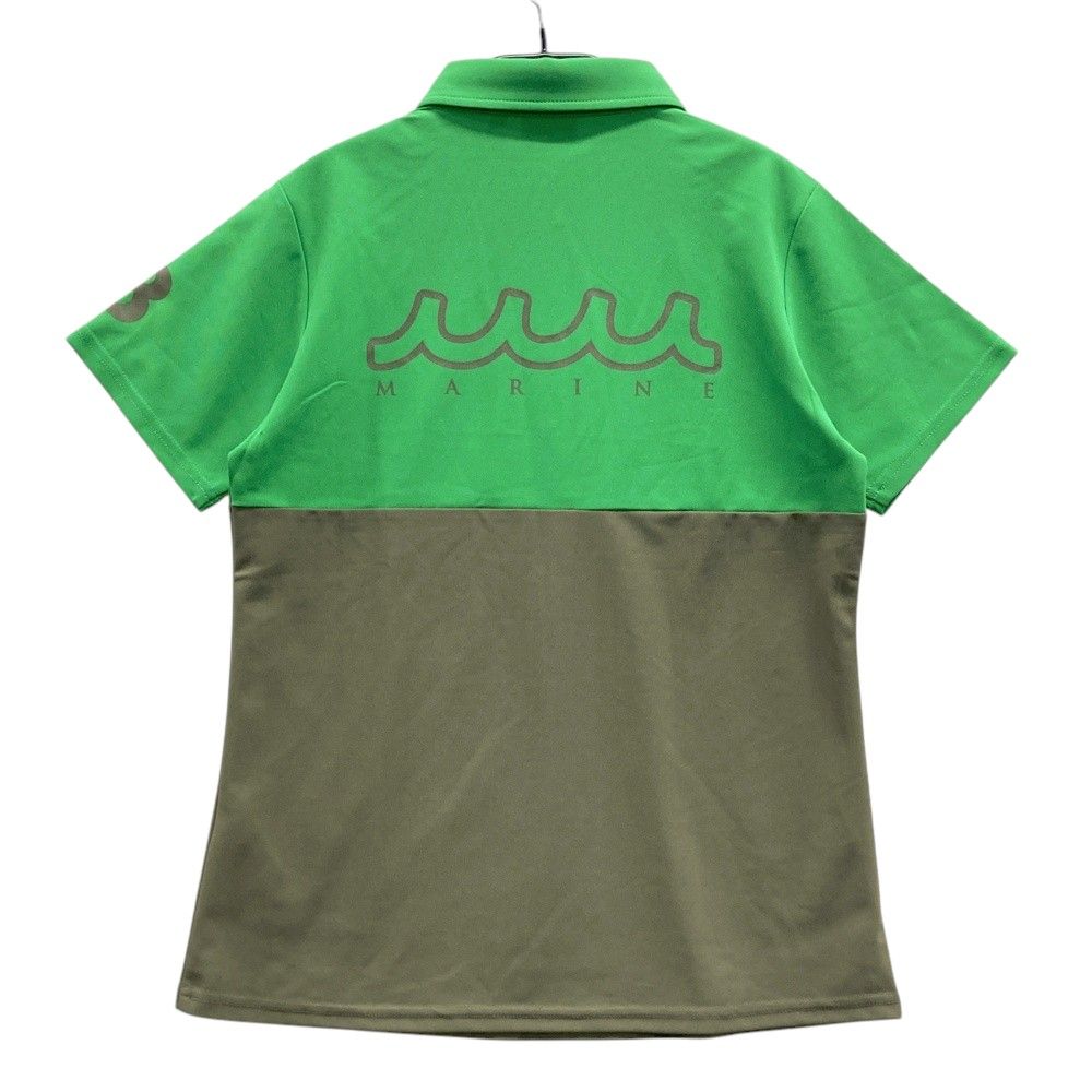 サイズ 0 MUTA MARINE ムータマリン 半袖ポロシャツ プリント グリーン系 240101542397 ゴルフウェア レディース ストスト