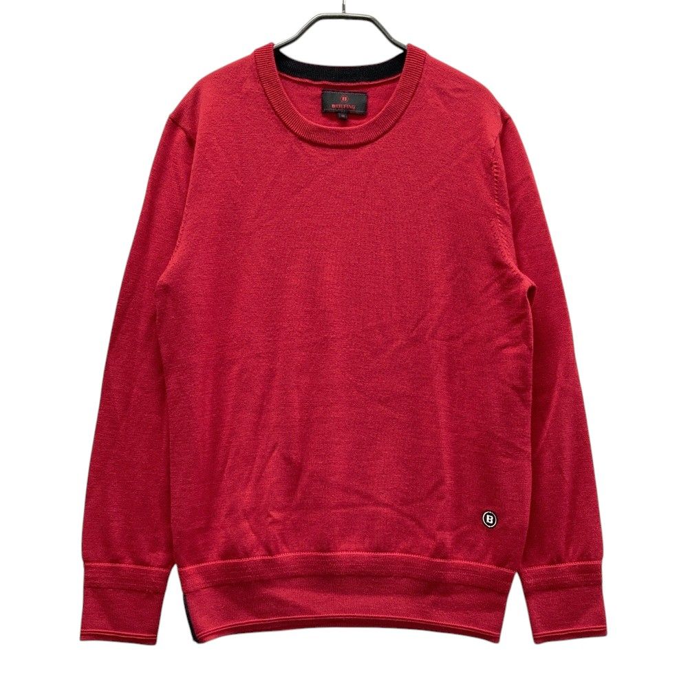 サイズ M BRIEFING GOLF ブリーフィング ウール ニットセーター レッド系 240101542519 ゴルフウェア メンズ ストスト