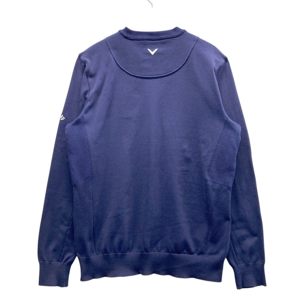 サイズ：M CALLAWAY キャロウェイ ニットセーター ネイビー系