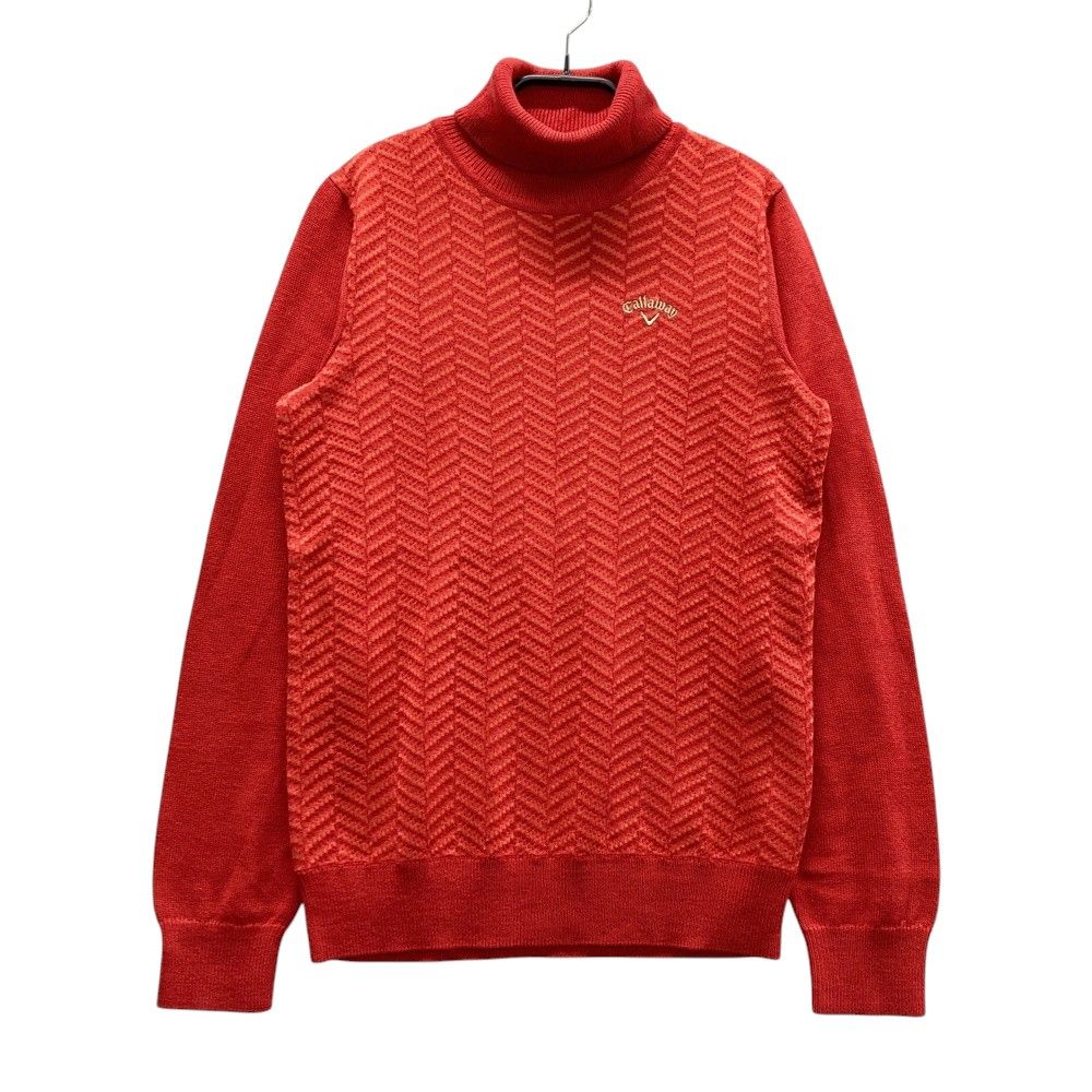 サイズ：L CALLAWAY キャロウェイ ウール混 タートルネック ニット