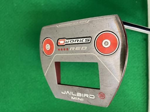 オデッセイ O WORKS RED MINI S 33インチ パター PT スチール フレックスその他 メンズ 男性用 右利き 右用 Dランク ゴルフクラブ