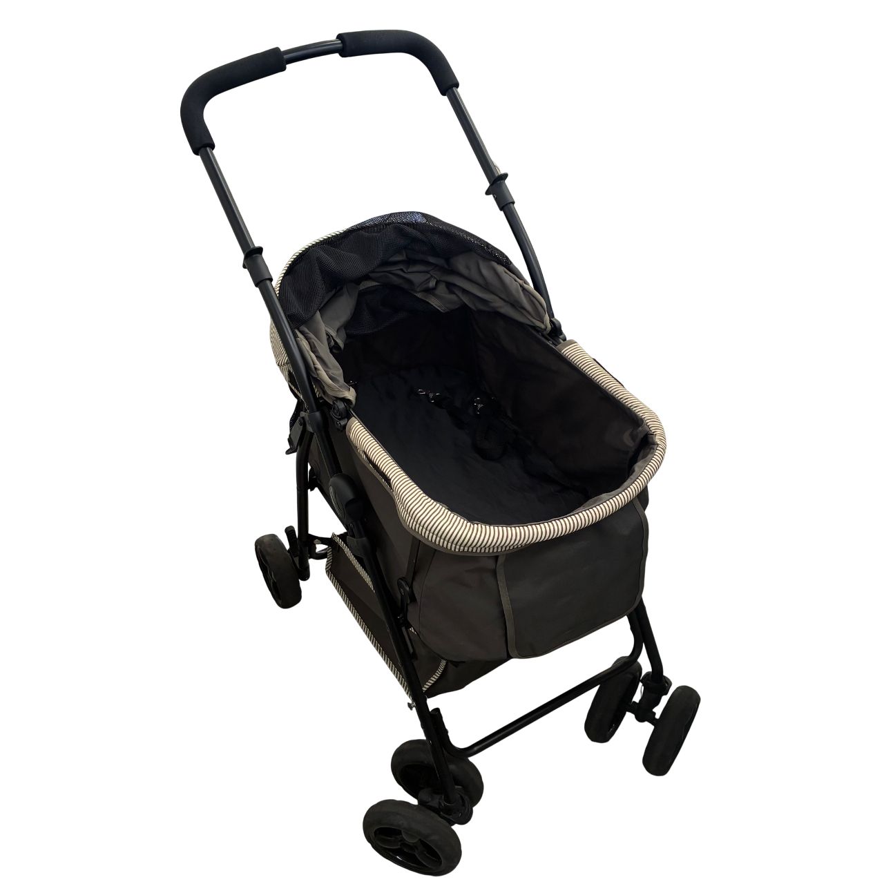 GEX わんわんカート 多頭用DXplus-N ストライプグリーン