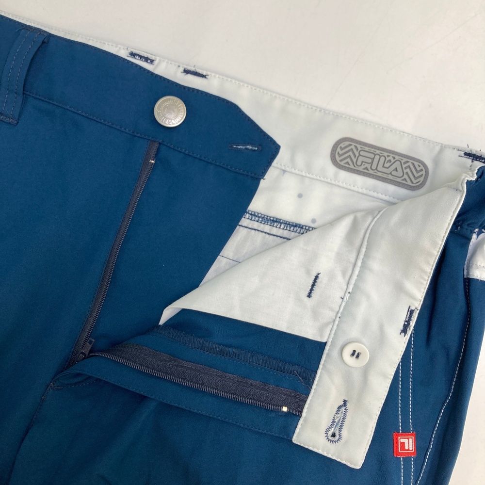 サイズ：L FILA GOLF フィラゴルフ ロングパンツ ネイビー系