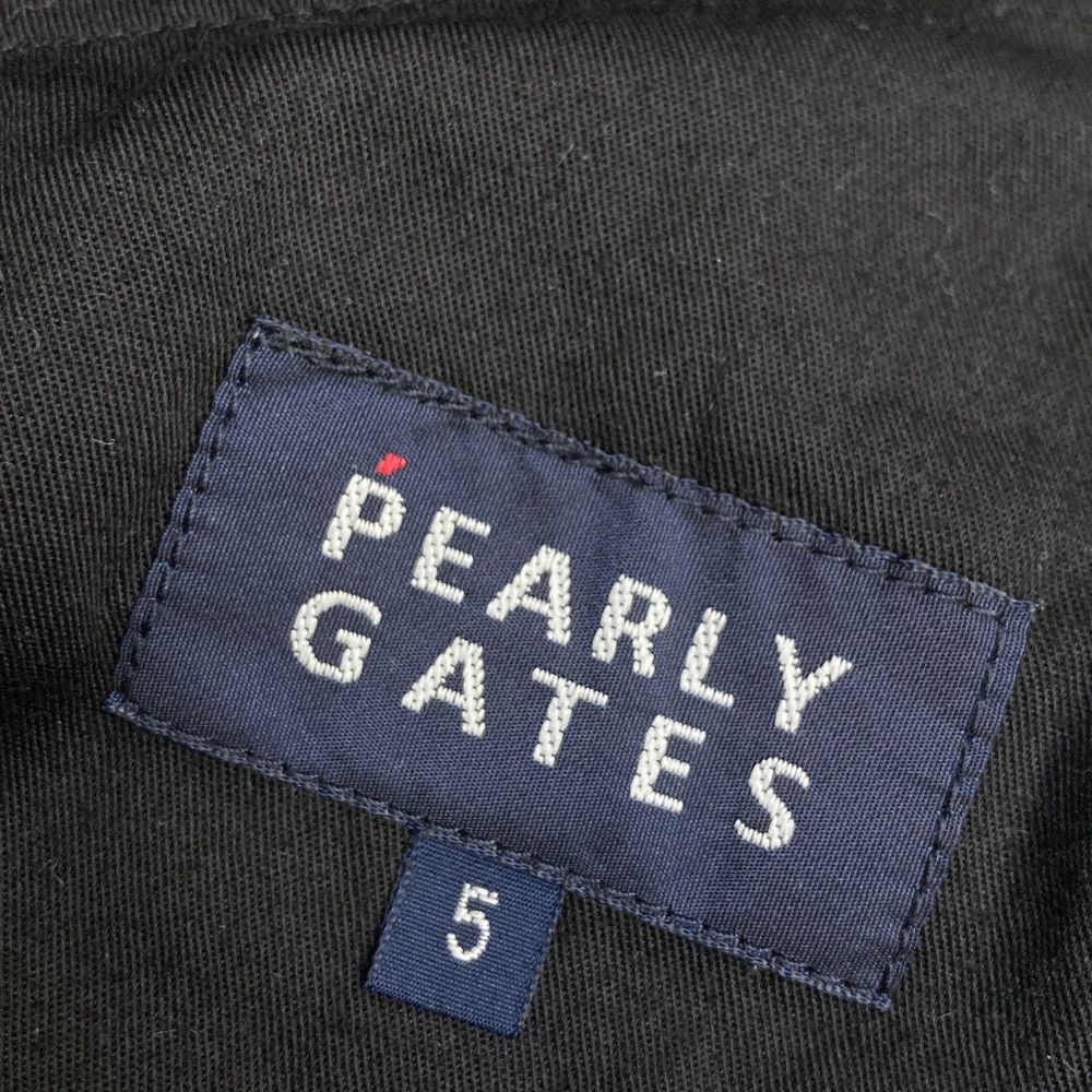サイズ：5 PEARLY GATES パーリーゲイツ ストレッチパンツ ネイビー系