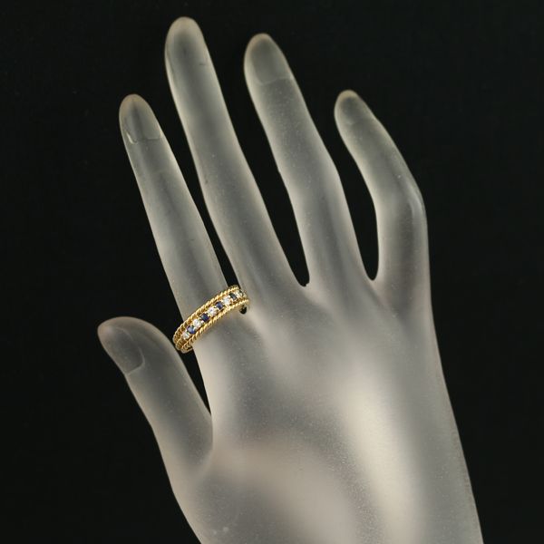 Dior ディオール リング 13号 金 ダイヤ Oui Double Ring dior