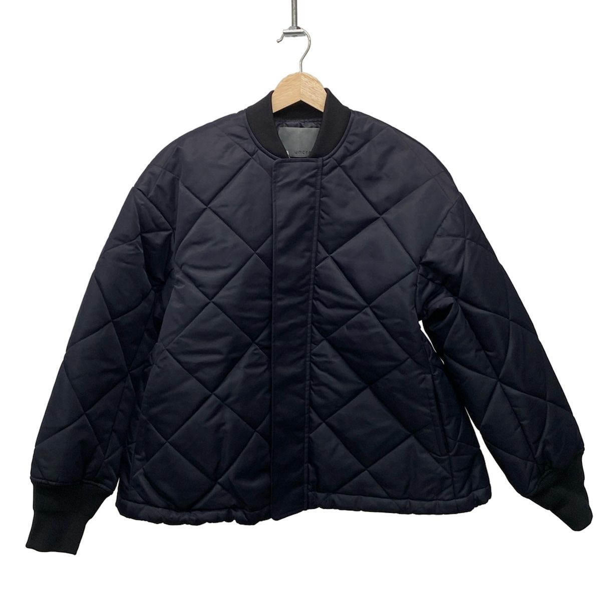uncrave アンクレイヴ ブルゾン サイズ1 S レディース - 黒 長袖 中綿 秋 冬 キルティング