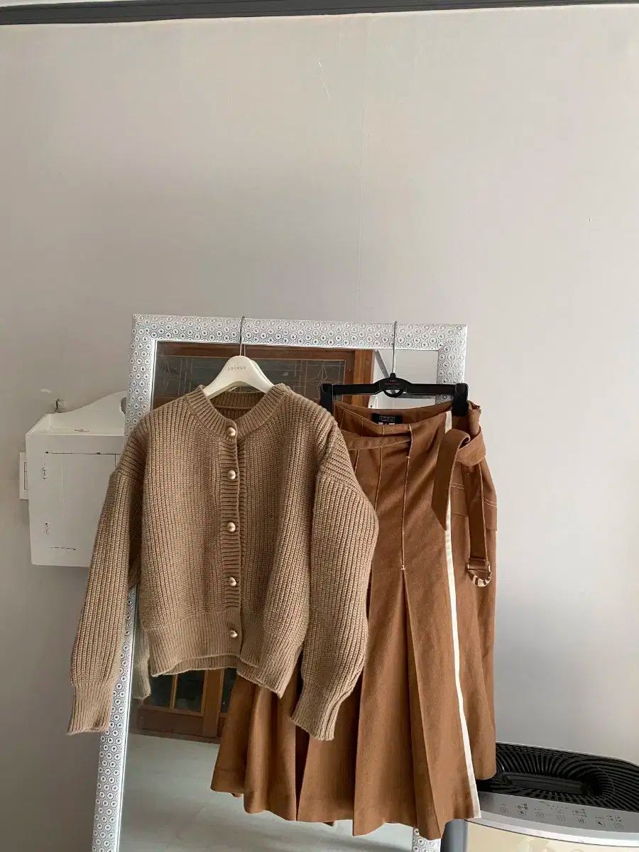 エゴイスト 22年 冬スカート カーディガン レニボン モジョエスピン サテン システム sj