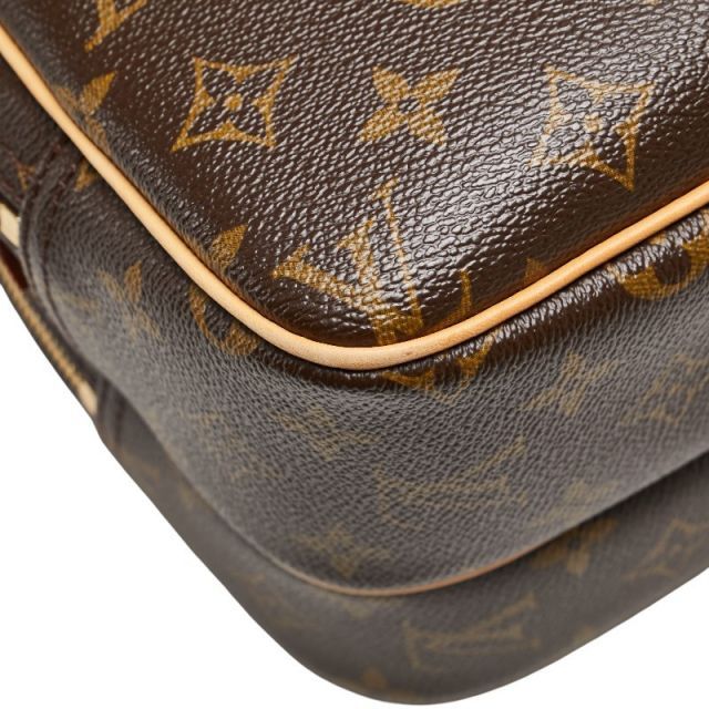 ルイ ヴィトン モノグラム リポーターPM 斜め掛け ショルダーバッグ ABランク M45254 ブラウン PVC レザー レディース LOUIS VUITTON 名谷店 DECORATOM_COM_BR