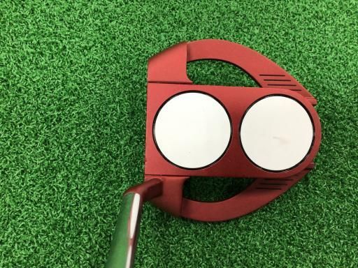 オデッセイ O WORKS RED 2 BALL FANG S 34インチ パター PT スチール フレックスその他 メンズ 男性用 右利き 右用 Cランク ゴルフクラブ