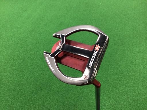 オデッセイ O WORKS RED 2 BALL FANG S 34インチ パター PT スチール フレックスその他 メンズ 男性用 右利き 右用 Cランク ゴルフクラブ