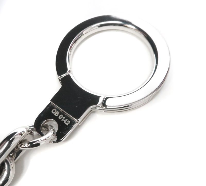 美品 ルイヴィトン シェンヌ アノクレXL ウォレットチェーン シルバー