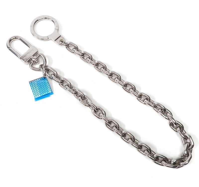 美品 ルイヴィトン シェンヌ アノクレXL ウォレットチェーン シルバー