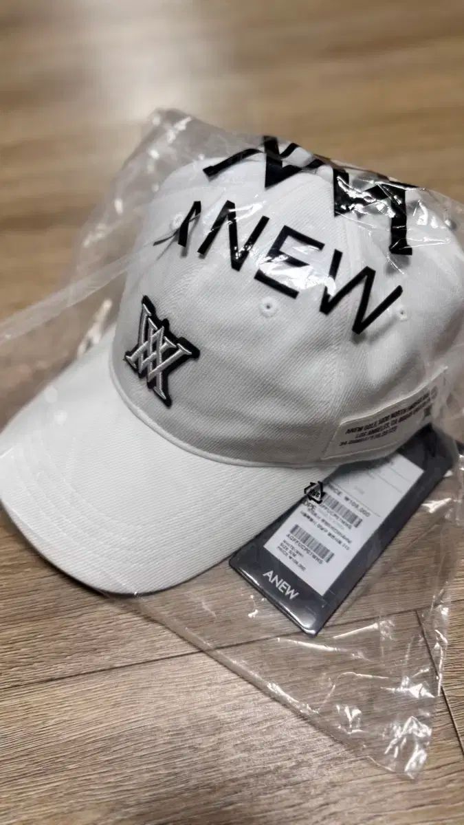 アニュー ユニセックス ベースボールキャップ A UNI COTTON 白