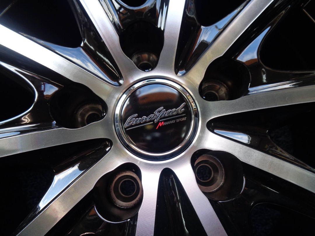 6 J 15インチ 5 H 100 45 ユーロスピードV 25 アルミ ホイール 4本 プリウスなどに