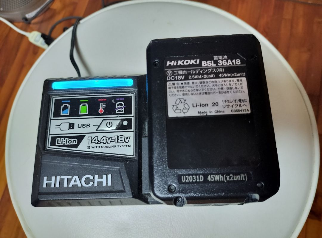HiKOKI コードレスクリーナ R 18 DA ハイコーキ DC V 乾式 バッテリー 充電器 セット