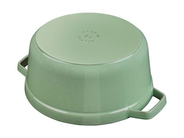 STAUB ピコ・ココット ラウンド 20cm セージグリーン 2.2L 【公式通販】