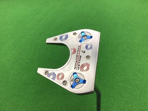 オデッセイ MILLED COLLECTION 7 34インチ パター PT スチール フレックスその他 メンズ 男性用 右利き 右用 Dランク ゴルフクラブ