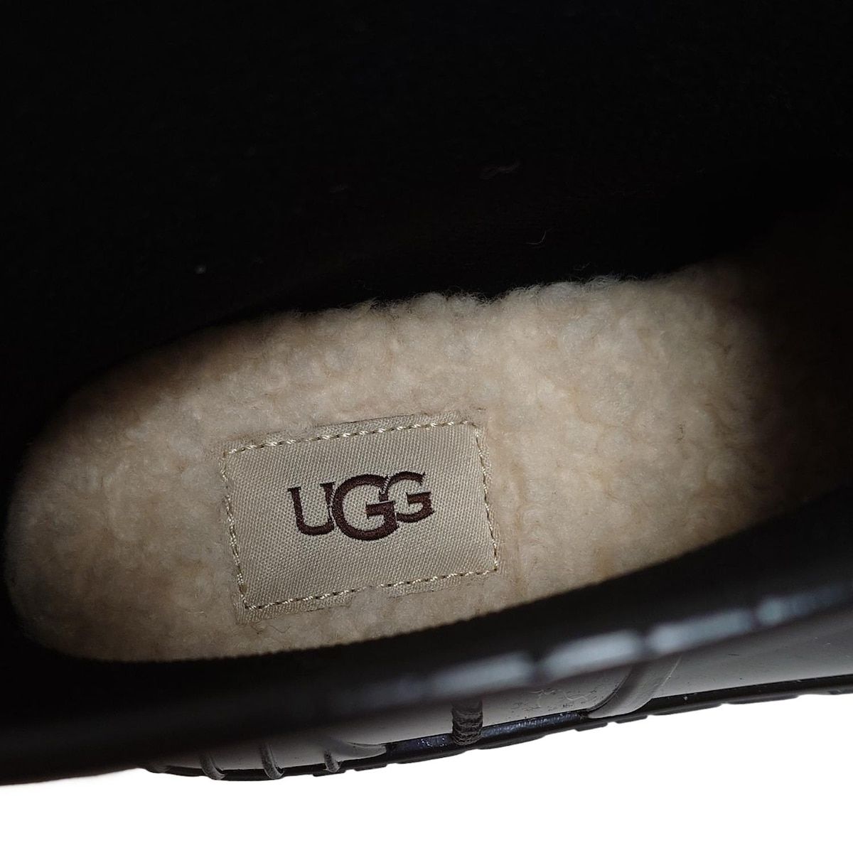  UGG アグ レインブーツ 24 レディース ドリズリータ 1125731 黒 インソール取外し可 レインシューズ 長靴 レインシューズ