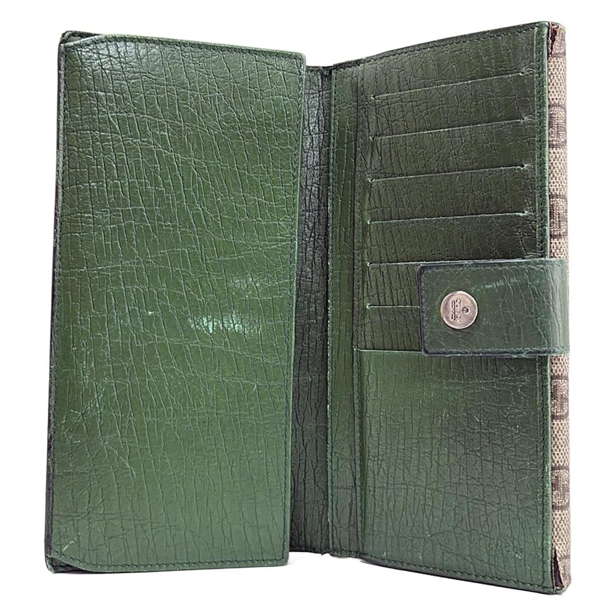 美品 グッチ 長財布 ＧＧプラス ＰＶＣ １１５０４６ メンズ レディース 財布 ＧＵＣＣＩ GGスプリーム GG柄 GG GUCCI グッチ 長財布 GGスプリーム PVCレザー 115046 - メルカリ