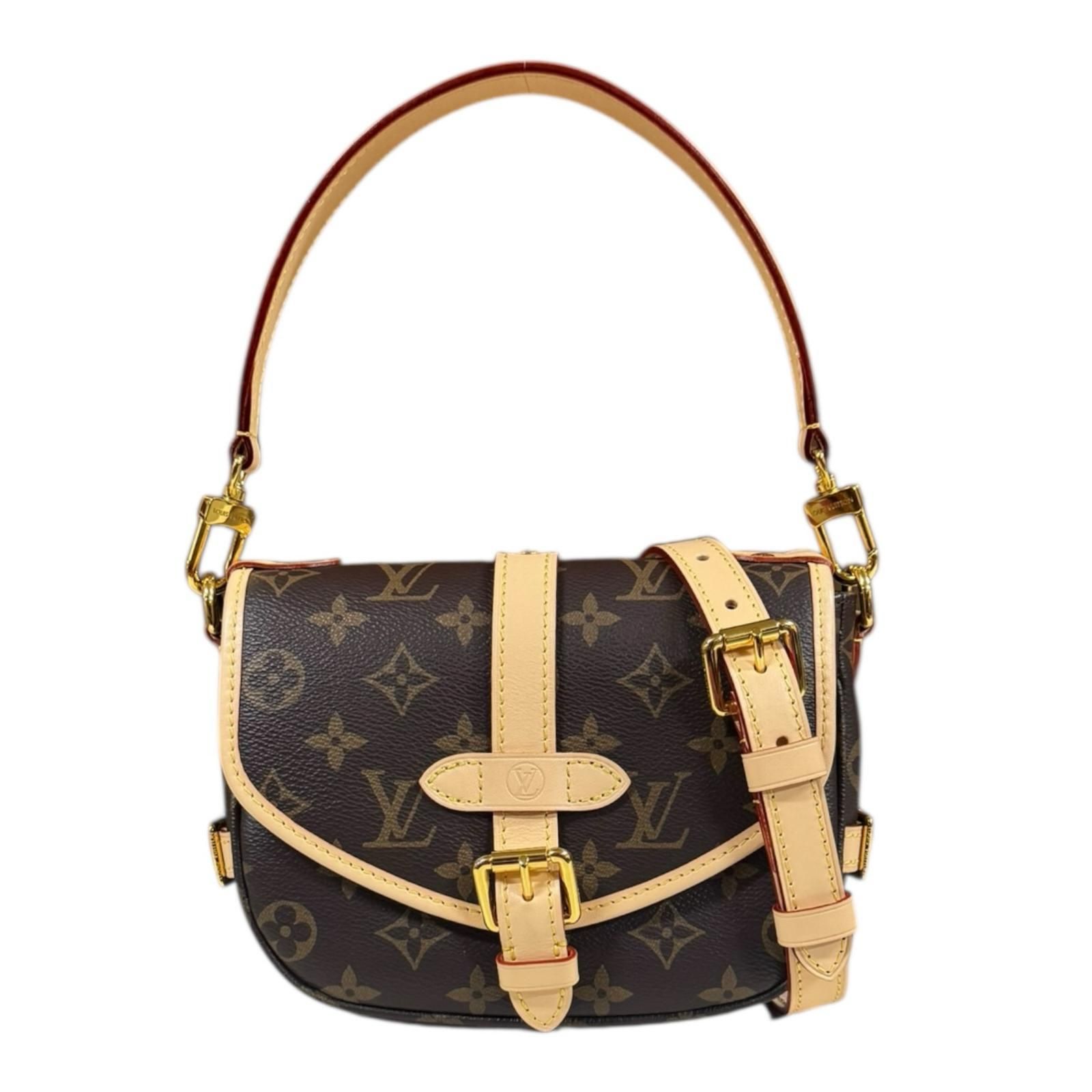 ルイヴィトン ソミュールBB モノグラム ショルダーバッグ モノグラムキャンバス M46740 ブラウン レディース LOUIS VUITTON ルイヴィトン ルイ ヴィトン