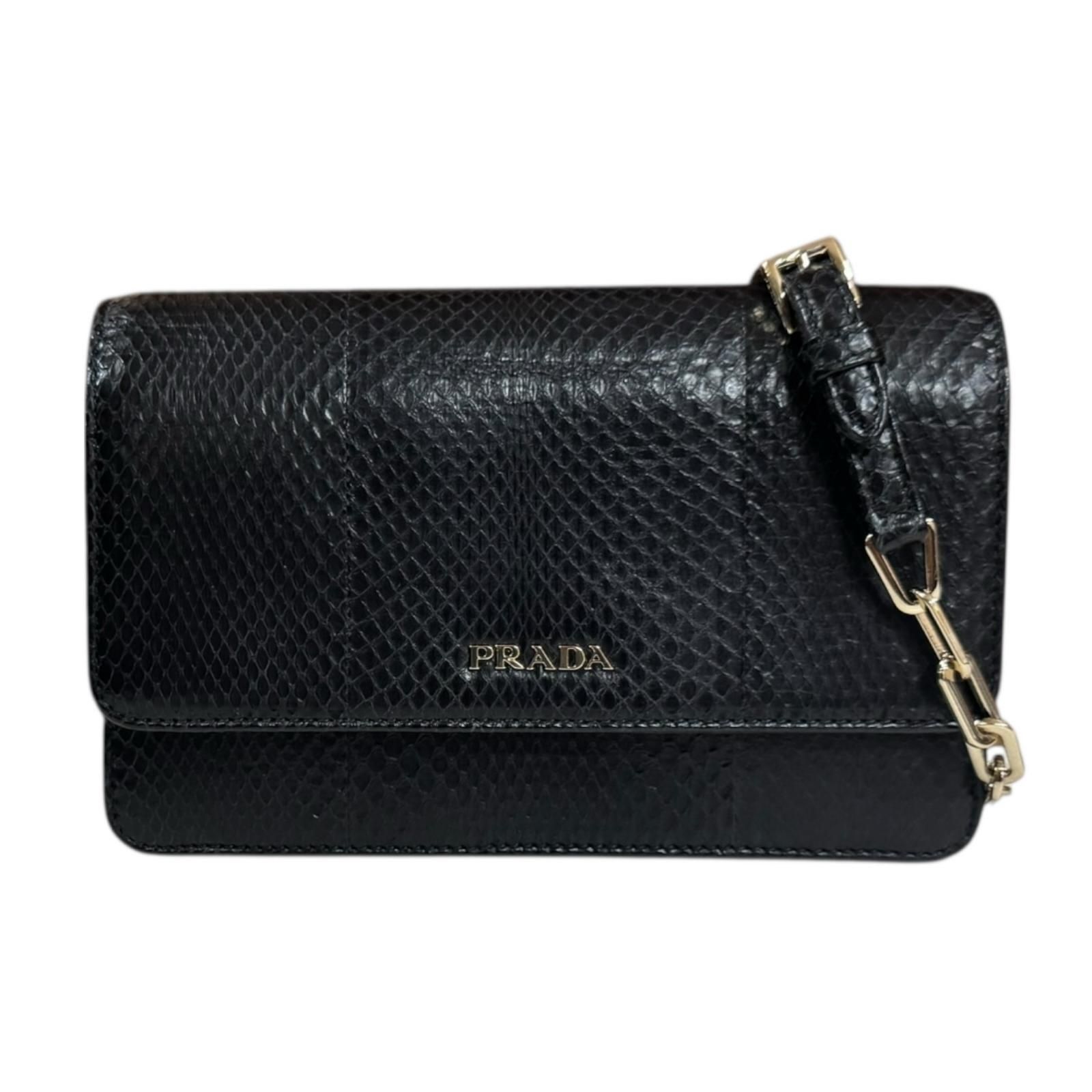 プラダ ショルダーバッグ BT 1045 ブラック レディース PRADA