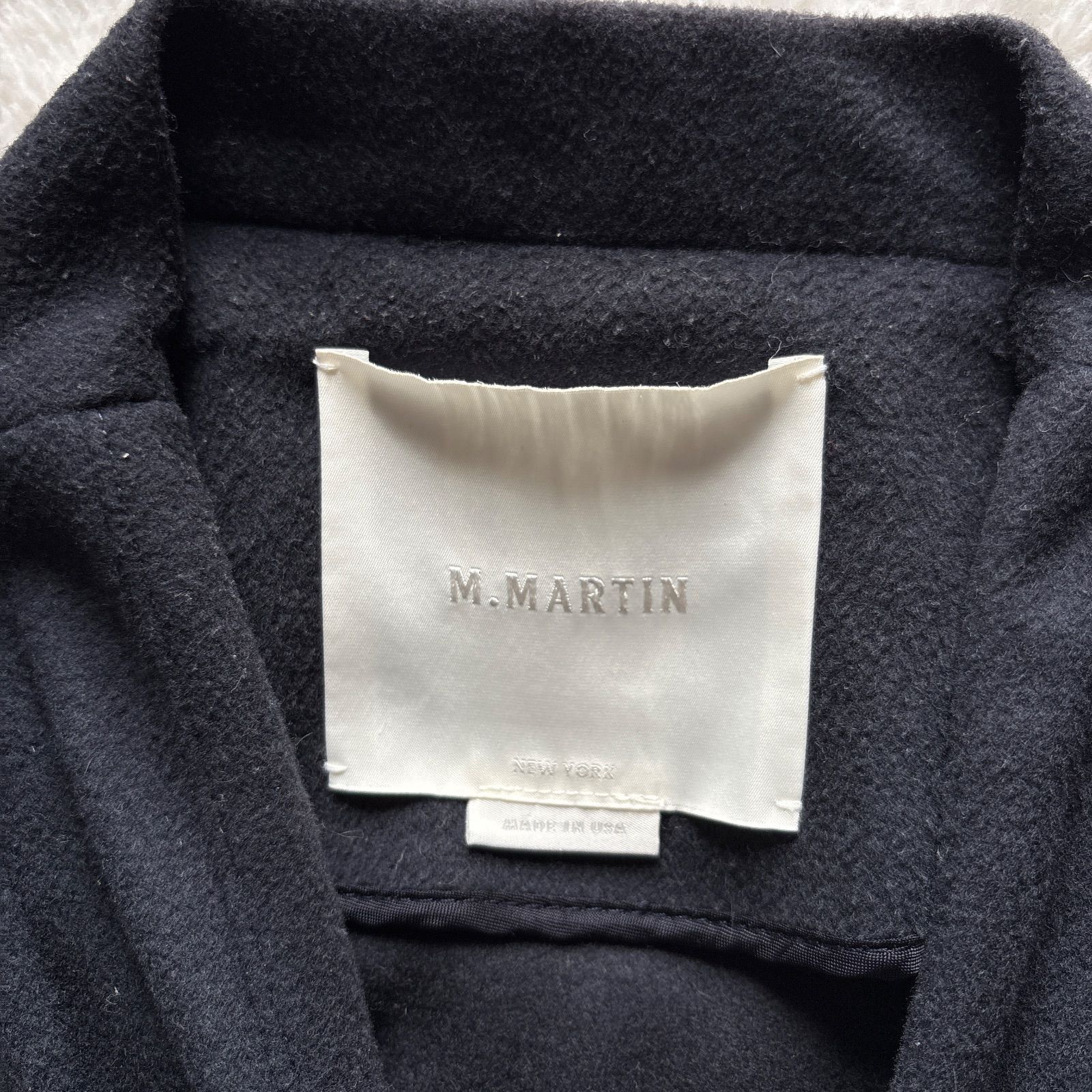 カシミヤ混ウール カシュクール風ロングコート