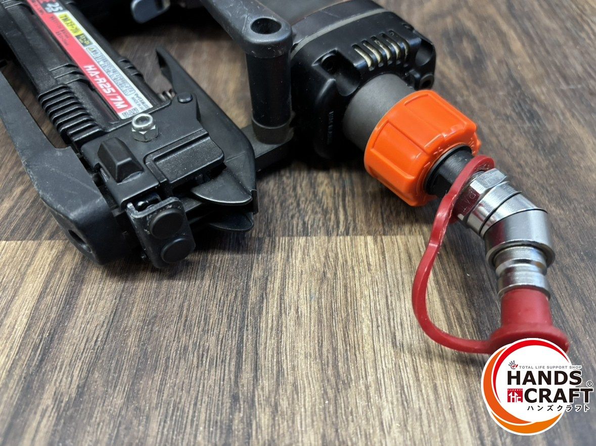 ♭【中古美品】MAX マックス HA-R25/7M 25mm 高圧エアタッカー 