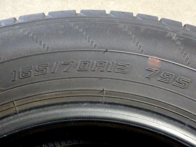  K 414 製造 約8部山 DUNLOP ENASEVE EC 204 165 70 R 13 4本 13インチ サマータイヤ ノーマルタイヤ