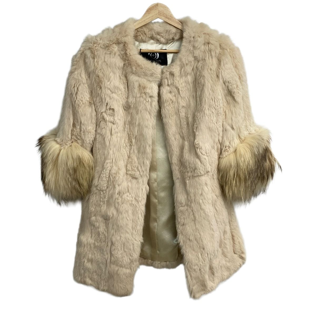 cocon japan ココンジャパン コート サイズL レディース - ベージュ 毛皮 長袖 秋 冬