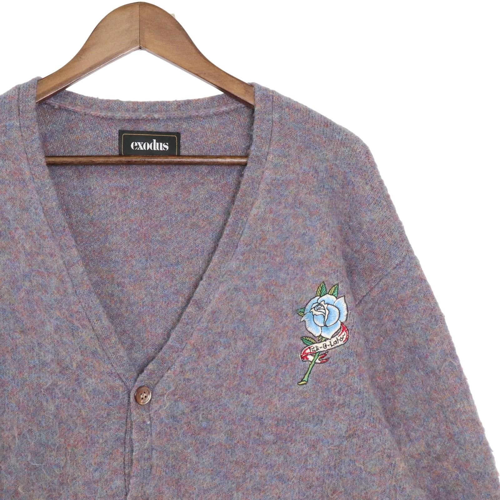 exodus エクソダス EXDS-KNIT-01 MOHAIR KNIT CARDIGAN モヘヤニットカーディガン RM1239-008 228