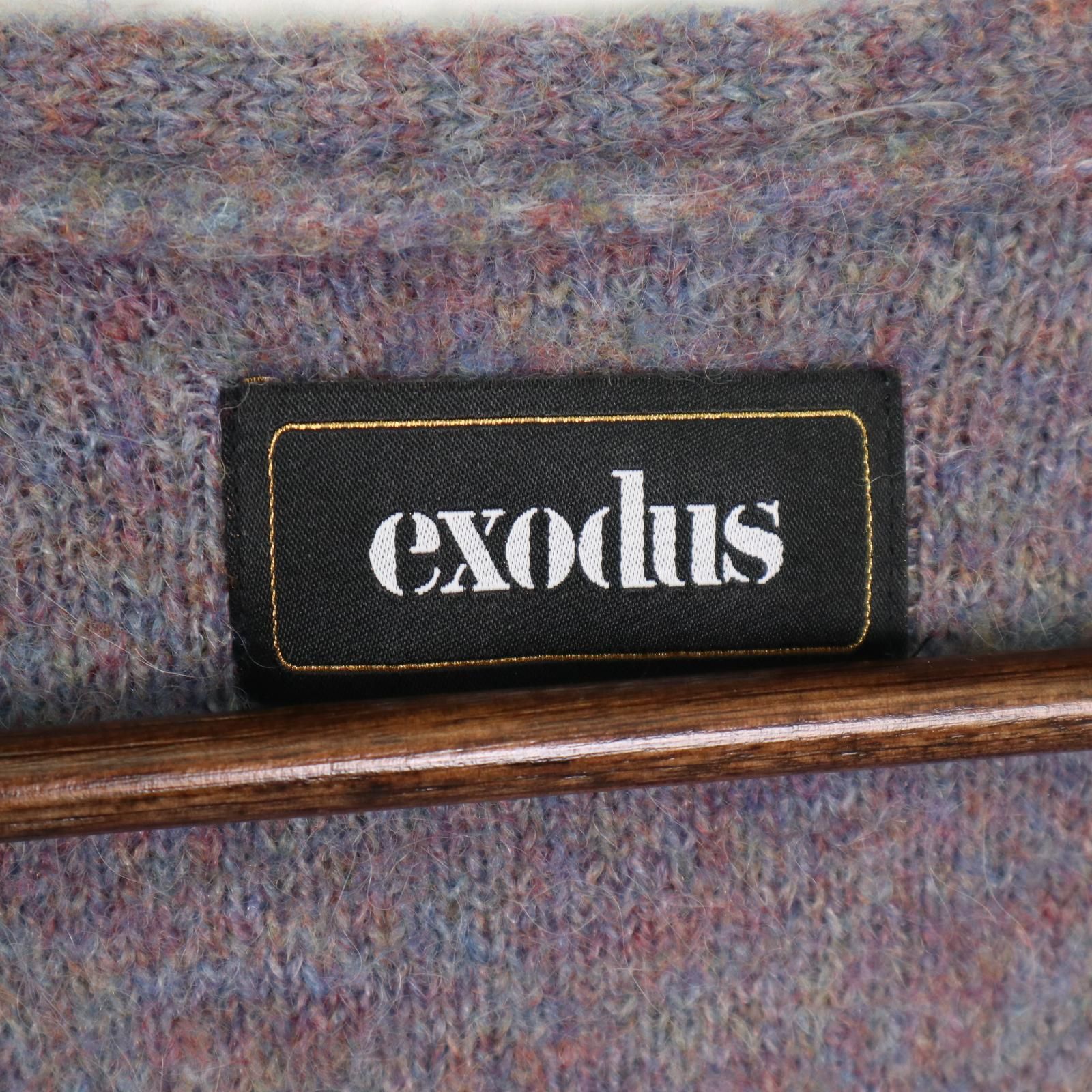 EXODUS エクソダス MOHAIR KNIT CARDIGAN exodus/エクソダス EXDS-KNIT-01 MOHAIR KNIT CARDIGAN モヘヤニット