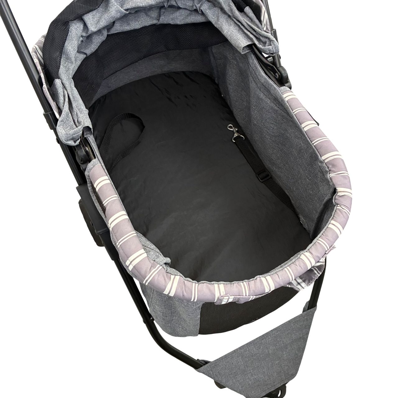 GEX わんわんカート スマートハンデイ Safty ストライプグレー