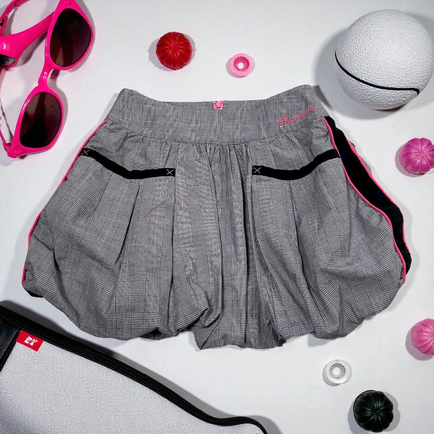 美品 Russeluno ラッセルノ ゴルフ スカート レディース バルーン