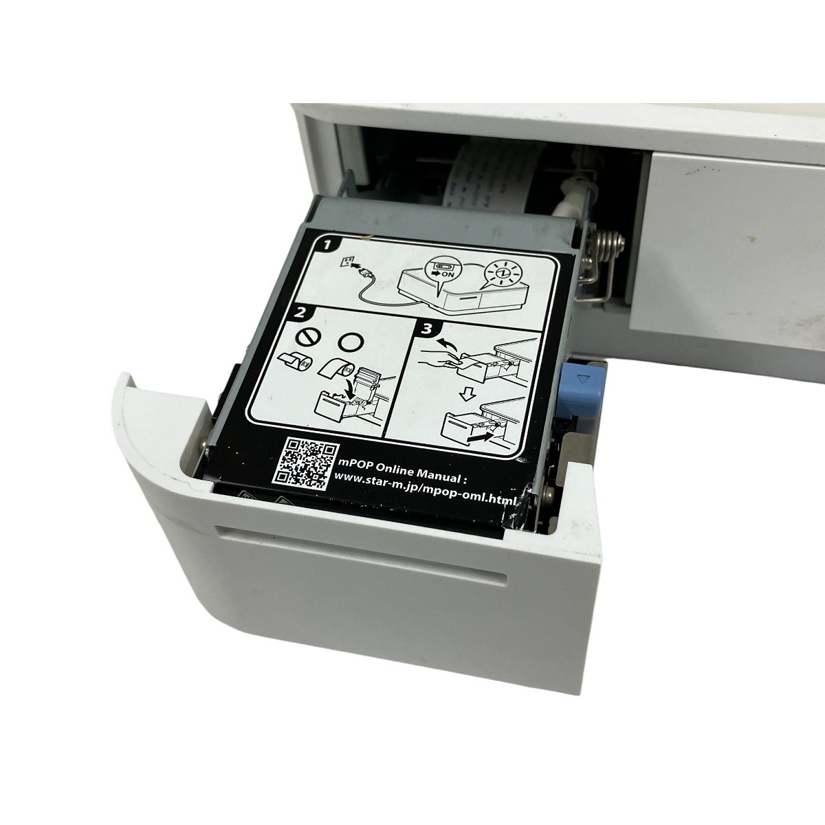 POSレジ Airレジ サーマルプリンター付きドロアー mPOP A006 レシート