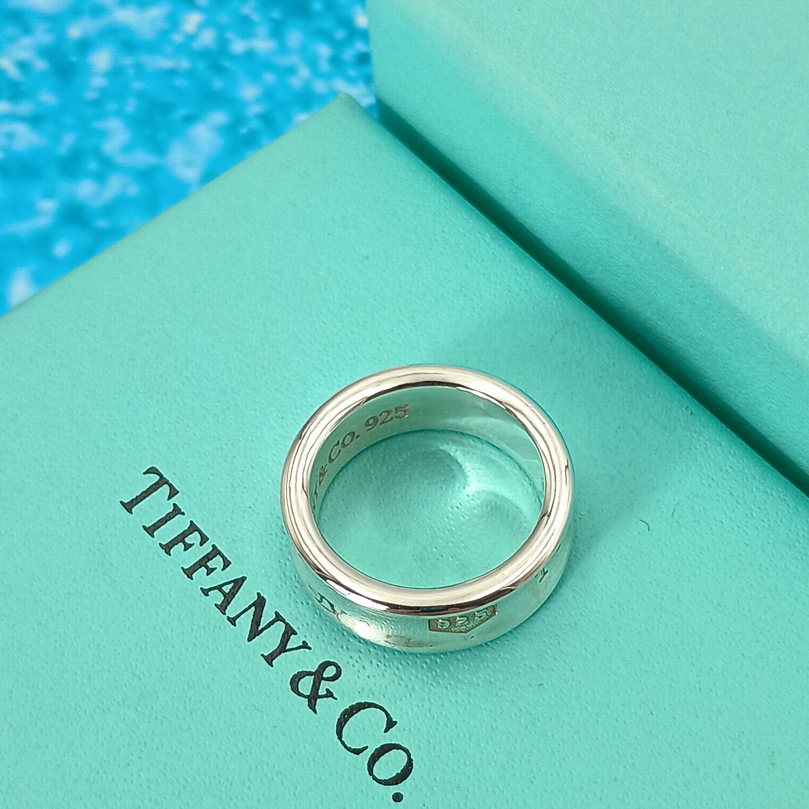 極美品✨ティファニー　ナローリング　指輪　シルバー925 磨き上げ済み　12号 Tiffany ティファニー ナローリング 12号 SV925 シルバー TIFFANY&Co