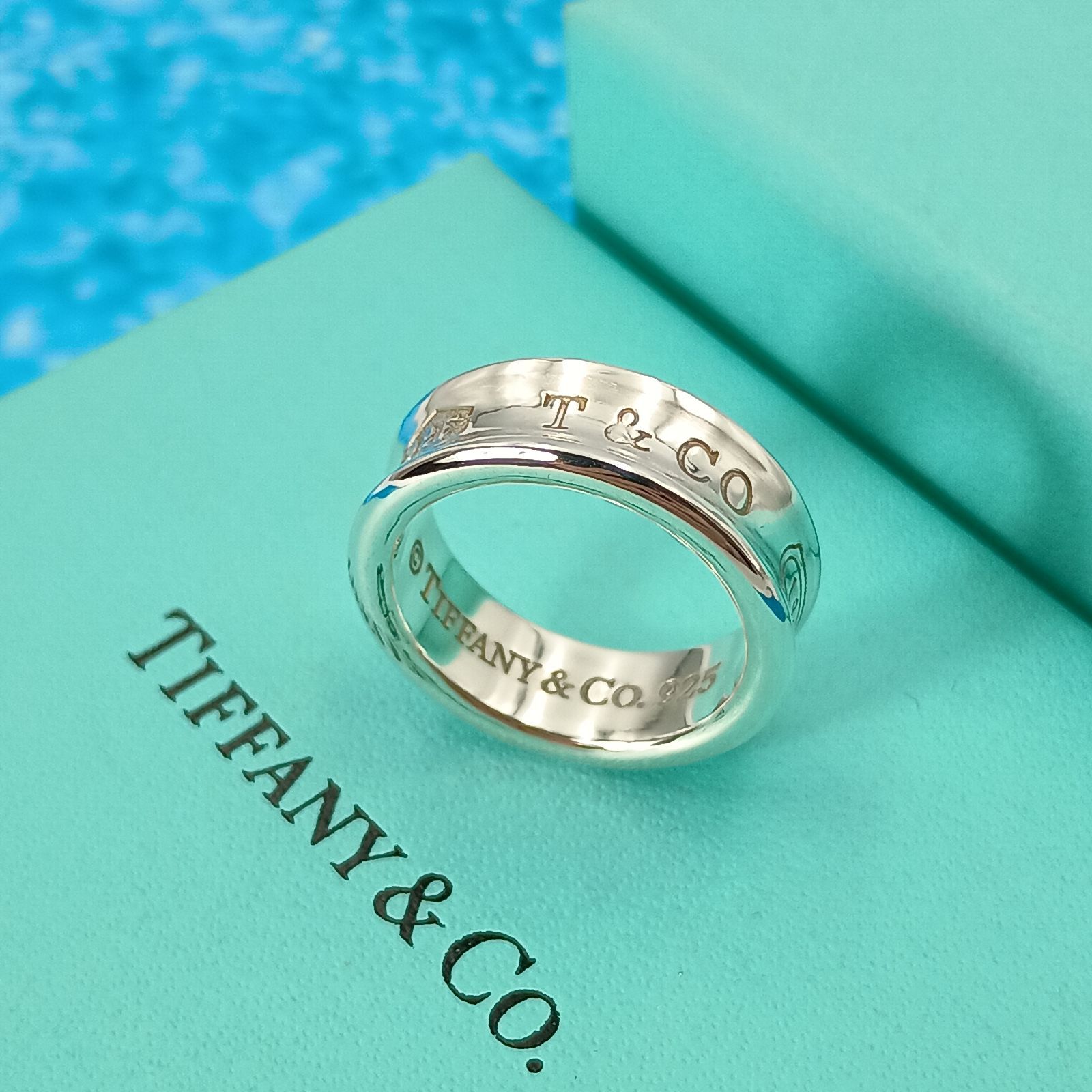 TIFFANY&Co.ティファニー 12号 ナローリング 1837 シルバー925 指輪