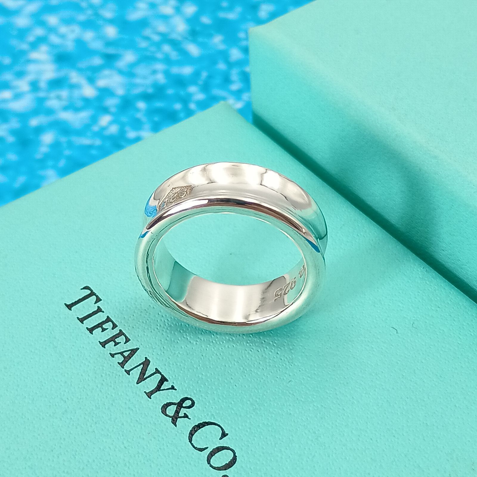 TIFFANY&Co.ティファニー 12号 ナローリング 1837 シルバー925 指輪 