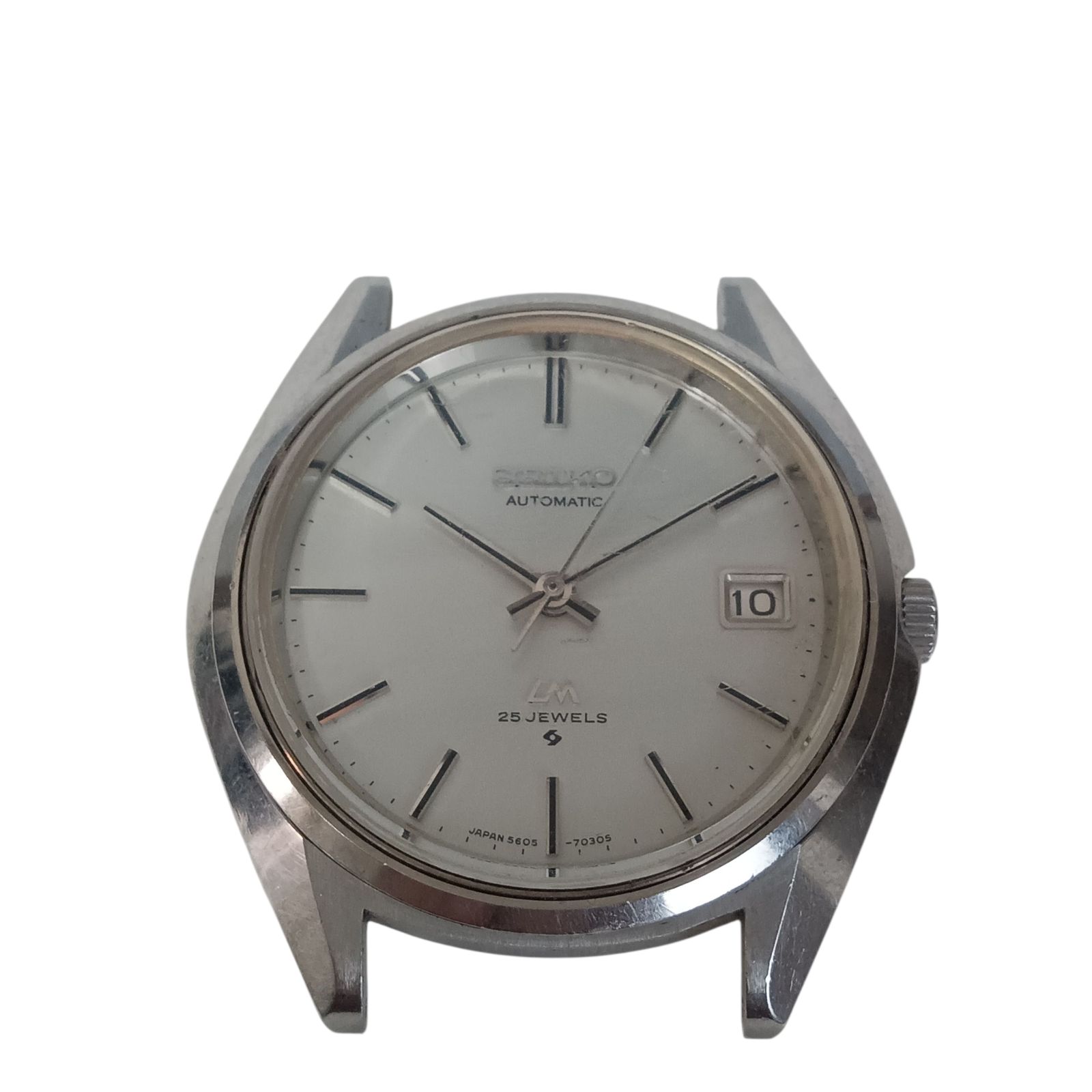 稼働 1104-4 SEIKO LM LORD MATIC セイコー ロードマチック 5605-7050 メンズ腕時計 自動巻き フェイスのみ デイト